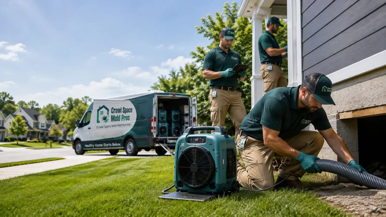 Crawl Space Mold Removal in Colona, IL